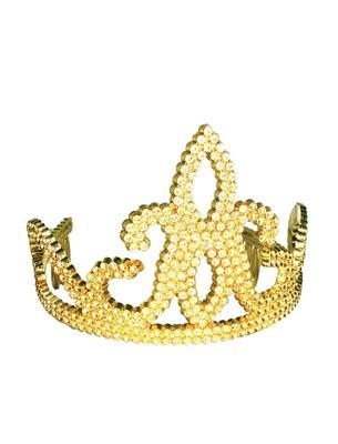 Tiara Plastic Gold Adult Size