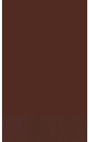 Chocolate Brown Guest Towels 16ct