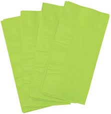 Solid Kiwi Green Guest Towels ~ 16 Pack