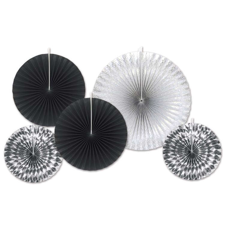 Fans Decorative Blk/Slv