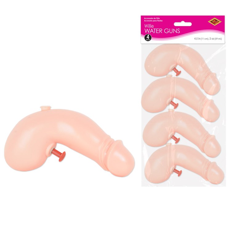 Willie Water Guns 4pc