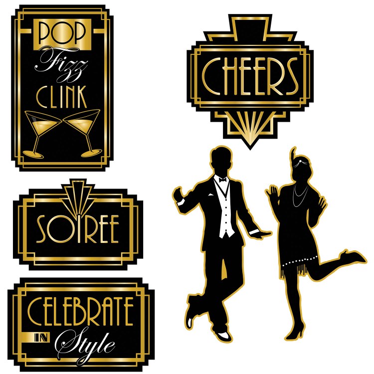 20's Flapper Cutouts