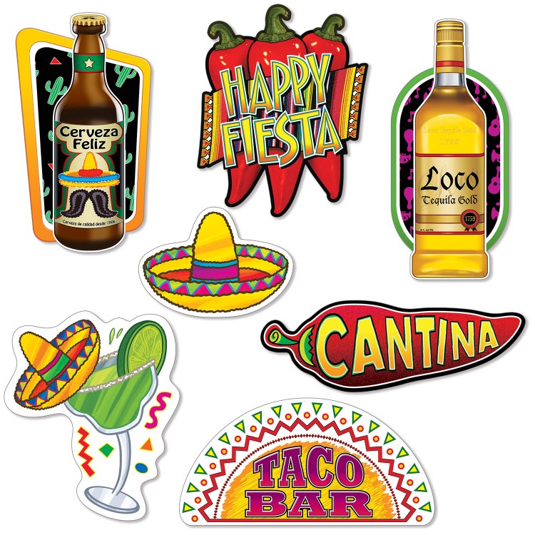 Fiesta Cutouts 7pk