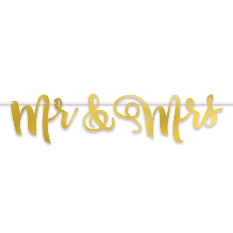 Mr &amp; Mrs Banner Gold