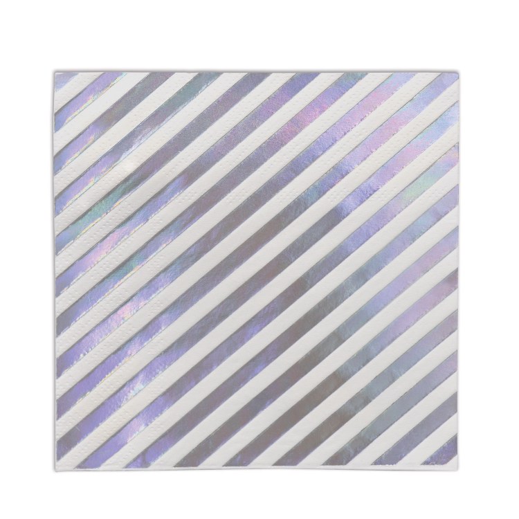 Napkins Iridescent Stripes