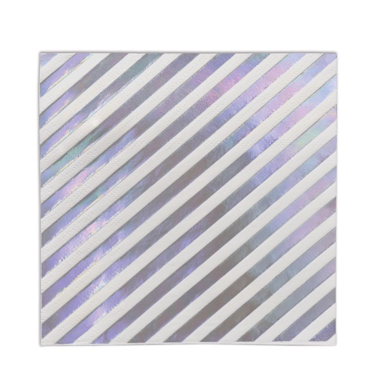 Napkins Iridescent Stripes