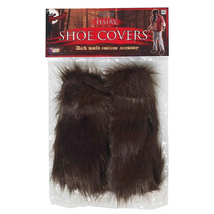 Shoe Covers Hairy Black