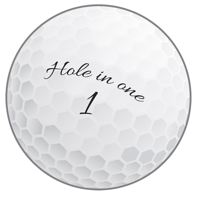 Golf Ball Cutout 10"