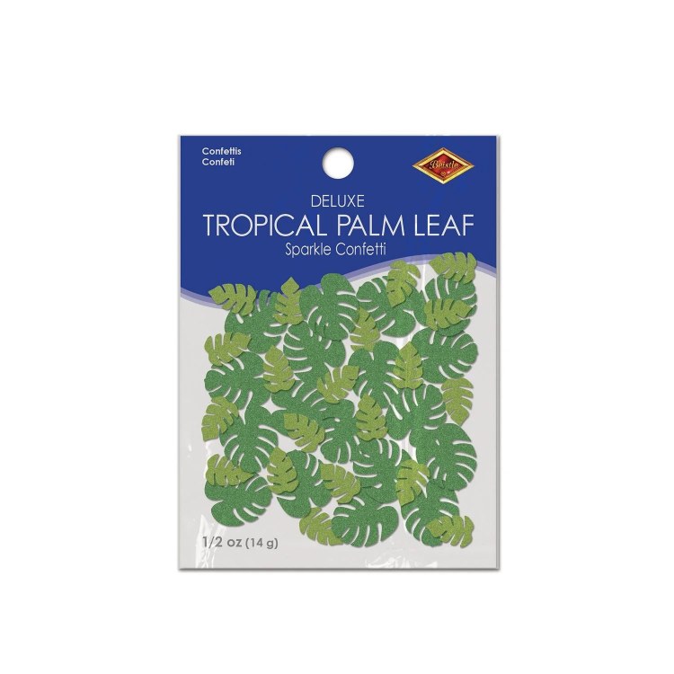 Confetti Tropical Palm Leaf
