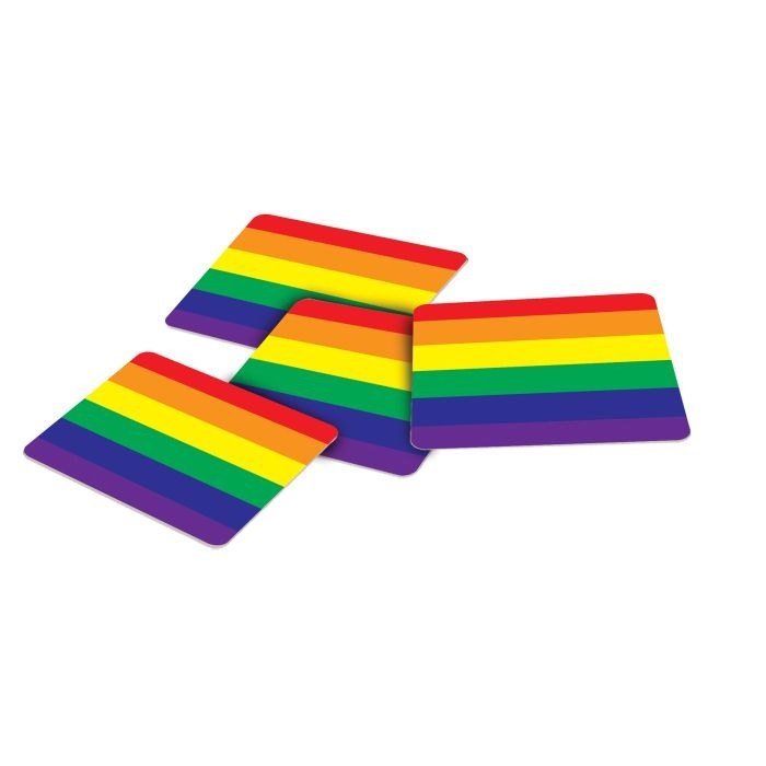 Rainbow Coasters 8pk