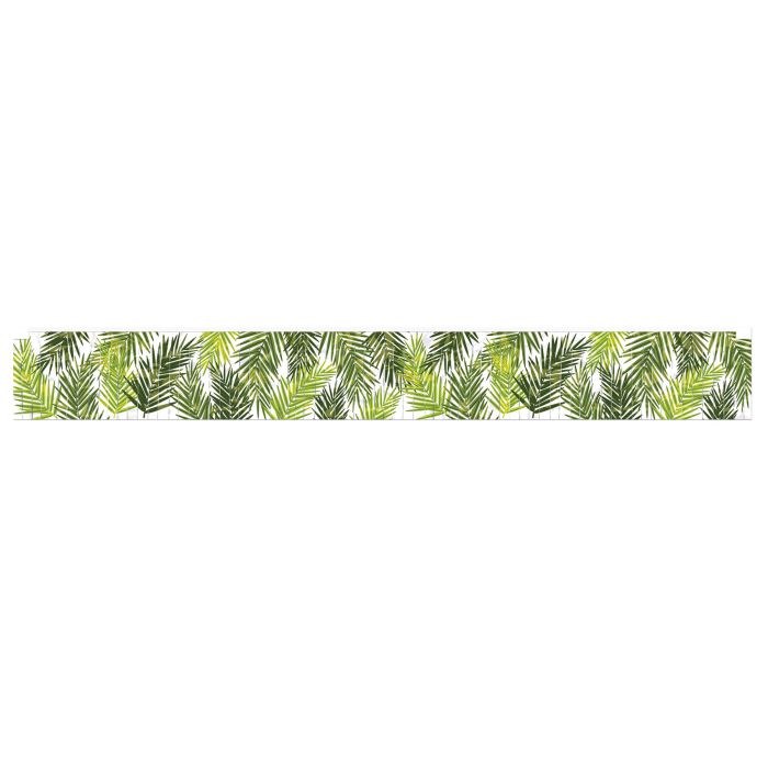 Palm Leaf Foil Fringe Banner
