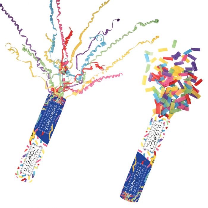 Confetti and Streamer Canons