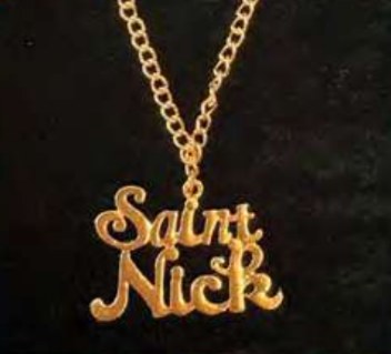 Saint Nick Necklace Gold