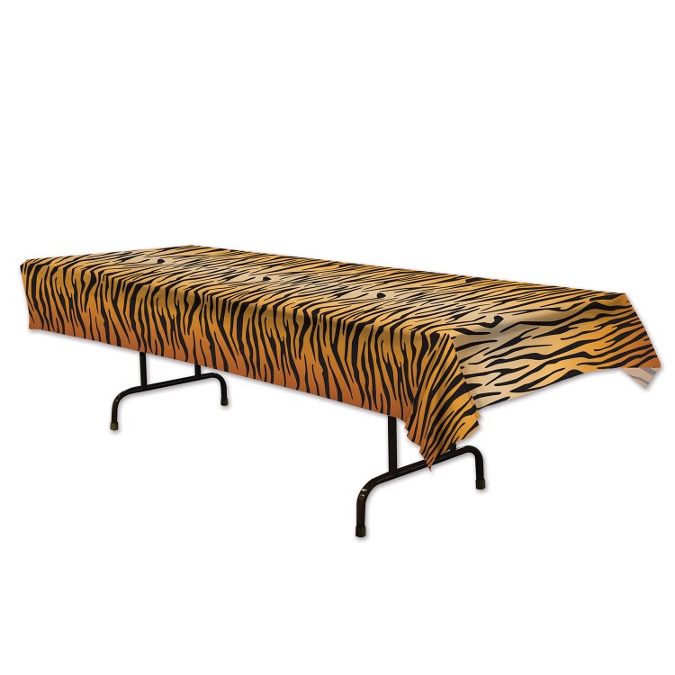 Tiger Print Pl Tablecloth