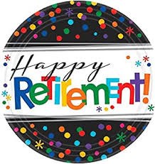 Officially Retired 7in Plate 8ct