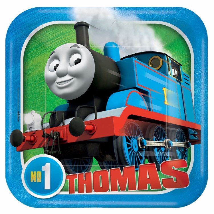 Thomas All Aboard 7in Plate 8ct