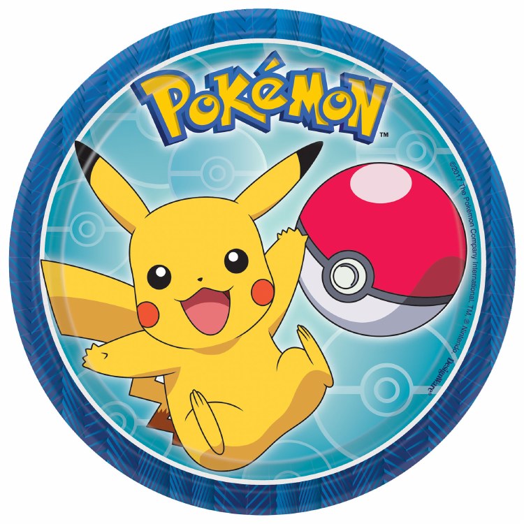 Pokemon Core 7in Plate 8ct