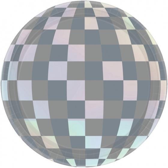 Disco Ball Iridescent 7" Plate