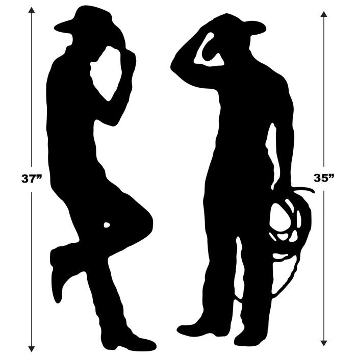 Cowboy Silhouettes 2ct