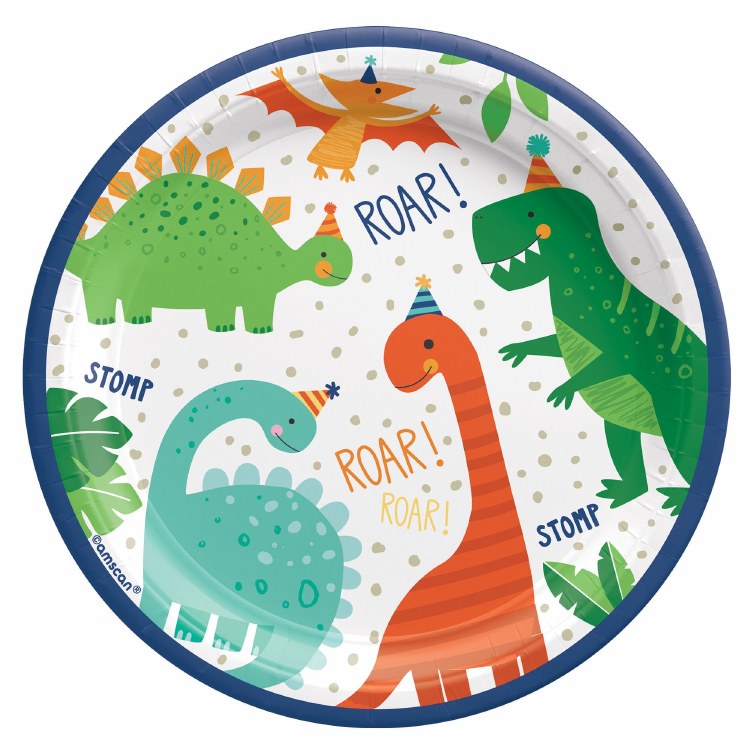Dino-Mite Party 7" Plate