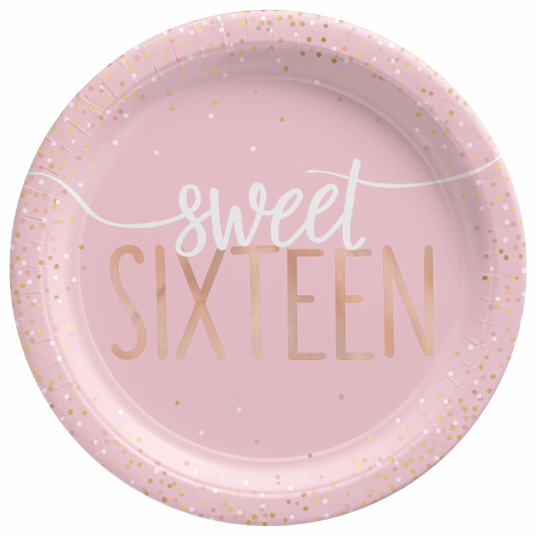 Sweet Sixteen 7" Plates