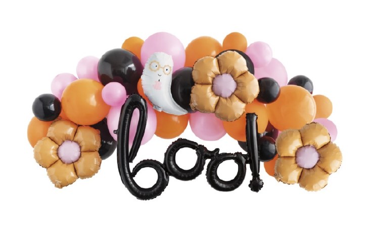 Balloon Decoration Kit • Groovy Halloween Garland