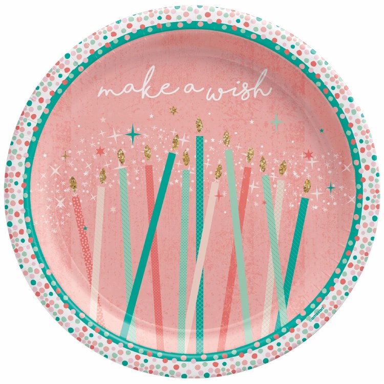 Happy Cake Day 7in Plates 8ct