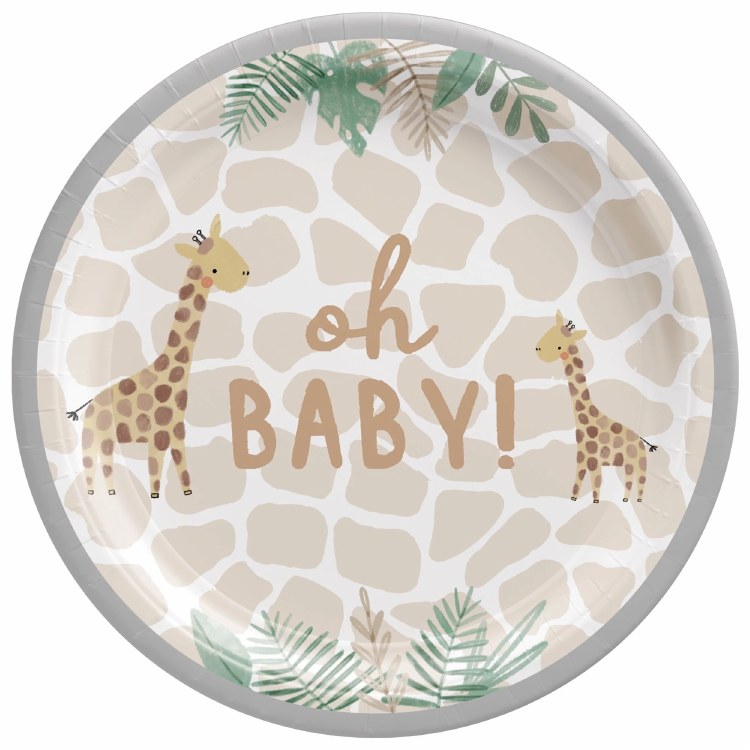 Soft Jungle 7" Round Plates