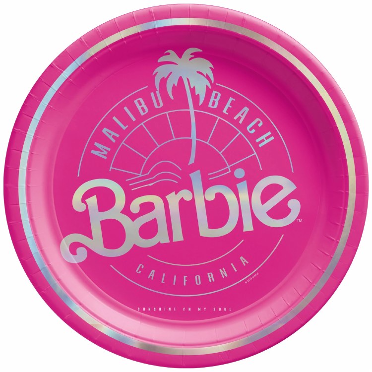 Barbie Malibu 7" Plates