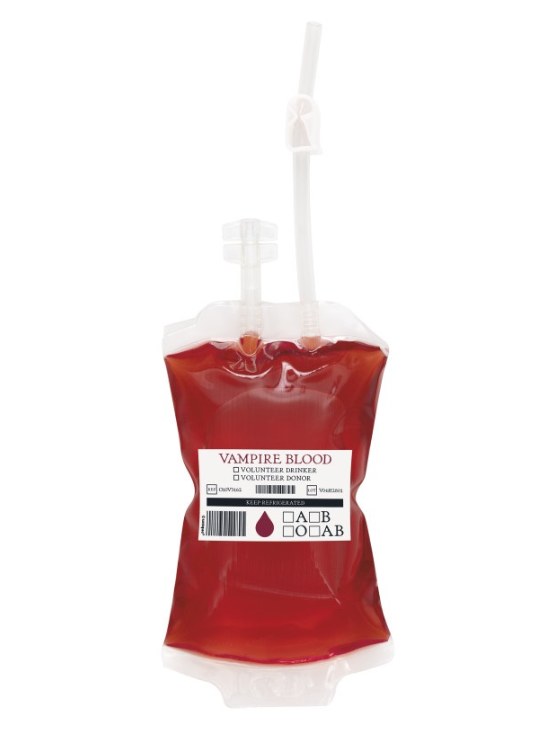 Blood Bag 9oz Drink Pouch 8ct