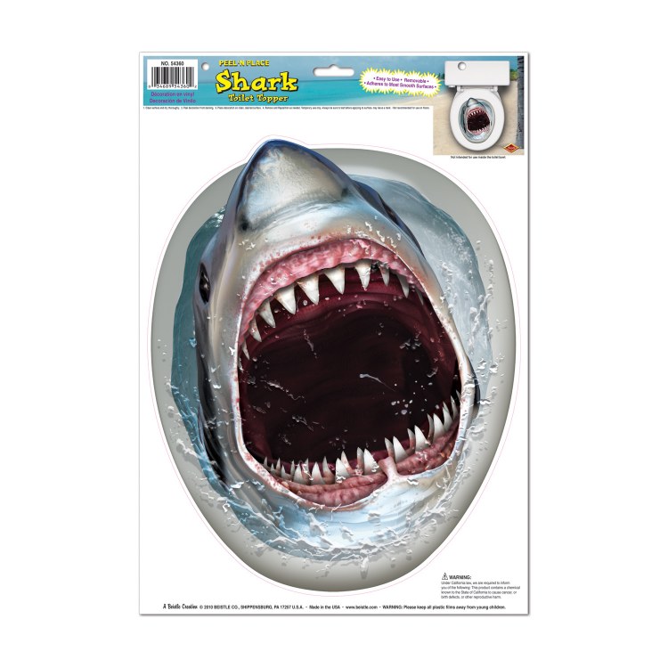Shark Toilet Topper