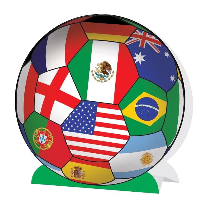 Soccer Int 3D Centerpiece