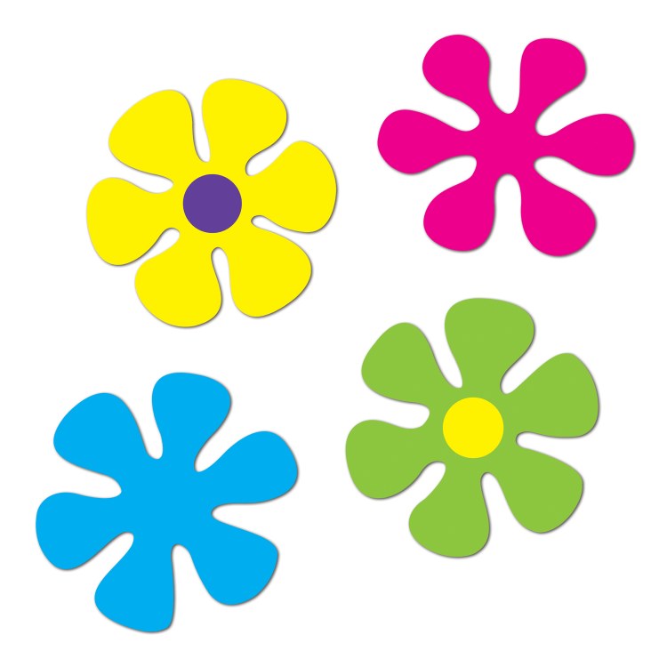 Flower Retro Cutouts