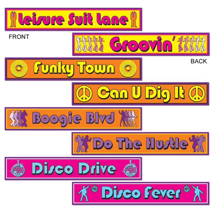 Cutouts Disco Signs