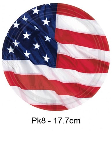 Flying Colors 7in Plates 8pk