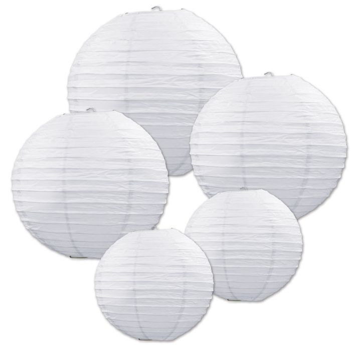 Paper Lanterns White 5pc