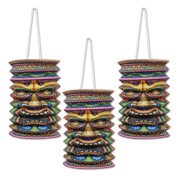 Lanterns Tiki 3pk
