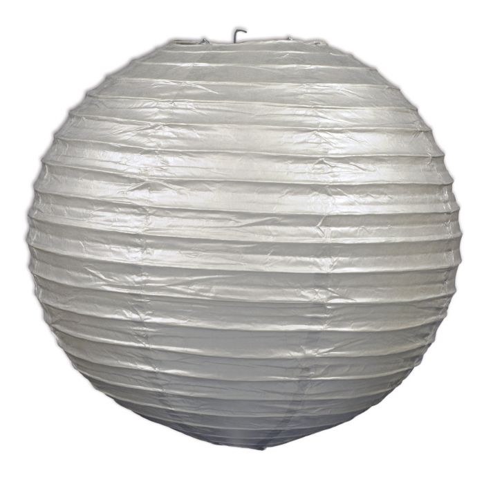 Paper Lanterns Silver 3pk