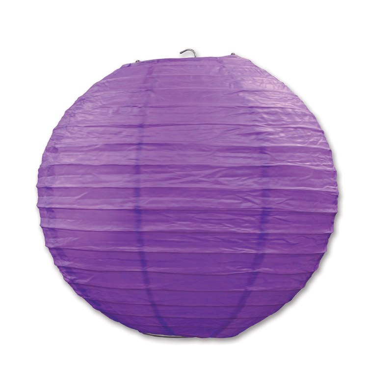 Paper Lanterns Purple 3pk