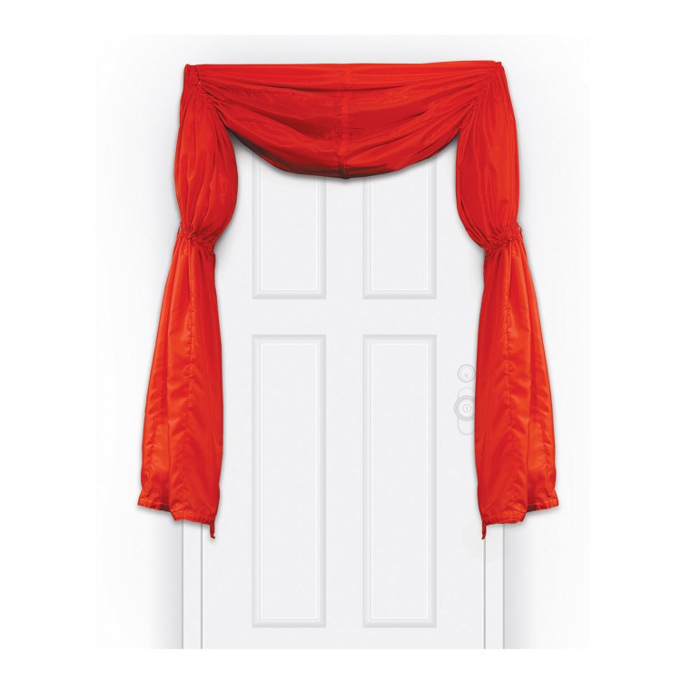Red Fabric Bunting/Curtain