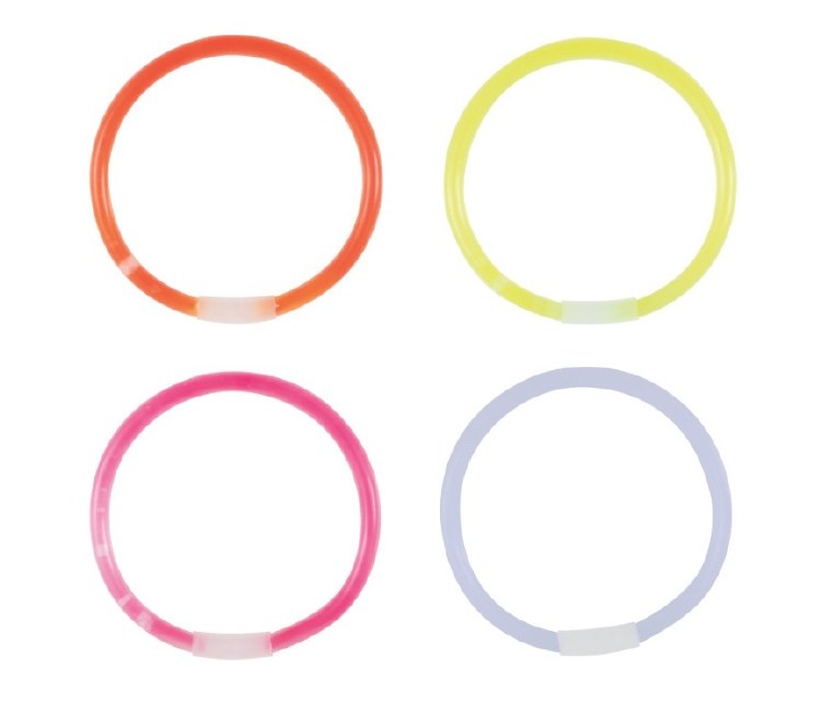 Glow Necklaces 4pk Asst