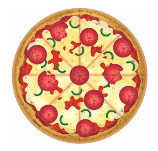 Pizza Party 9in Plt
