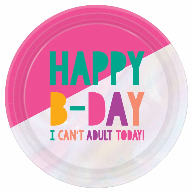 Young and Fab 9in Plates 8ct