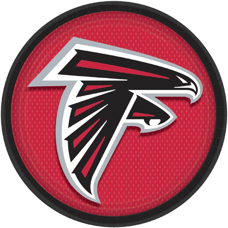 Falcons 9in Plates