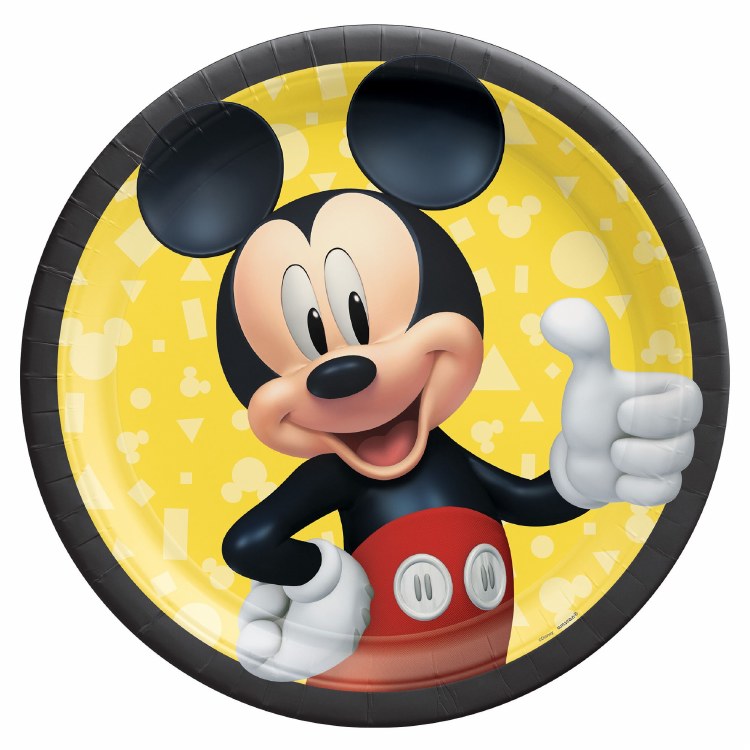 Mickey Mouse Forever 9in. Paper Plates • 8 Count