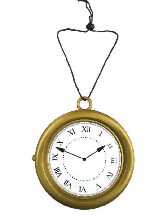 Necklace Clock Oversized