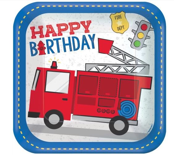 First Responders 9in Plates