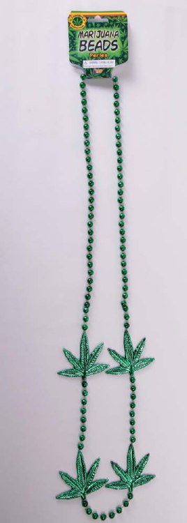 Necklace Marijuana Beads