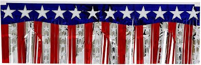 Stars &amp; Stripes Metallic Fringe