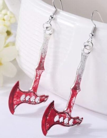 Bloody Axe Earrings